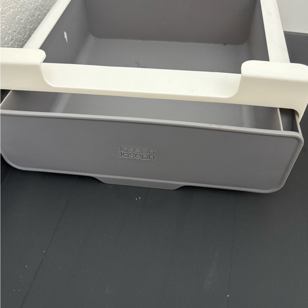Joseph Joseph Gray and White Storage Bin